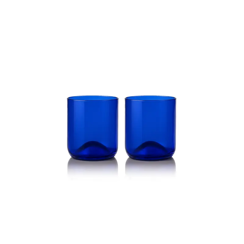 Rebottled Short Tumbler 2-pack Blue