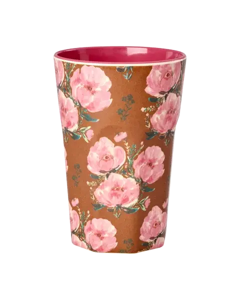Rice - Grote Beker - Floral Fiesta rose