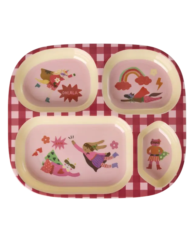 Rice - Kinderbord - Hero Roze