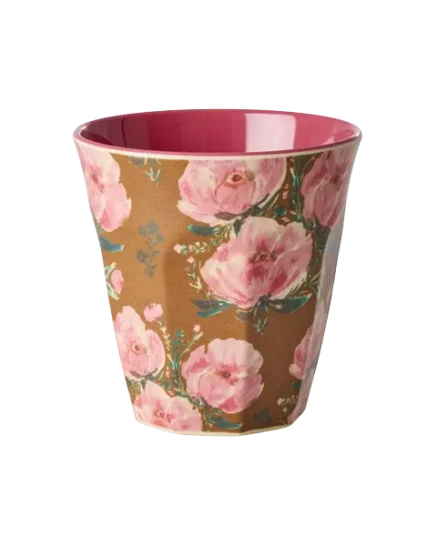 Rice - Medium Beker Floral Fiesta