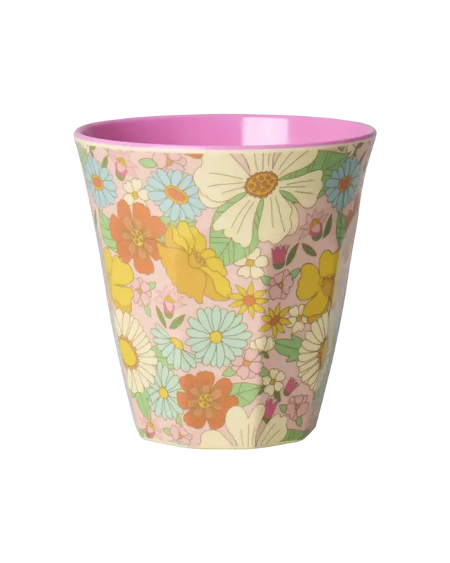 Rice - Medium Beker - Flower Power