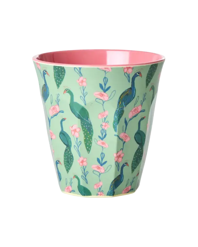 Rice - Medium Beker Peacock