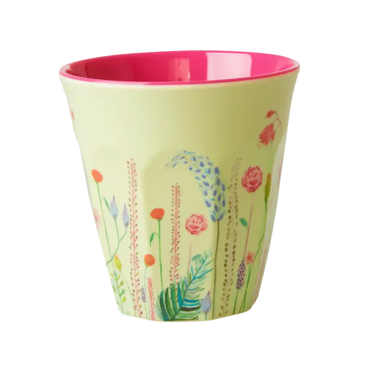 Rice - Medium Beker Summer Flowers