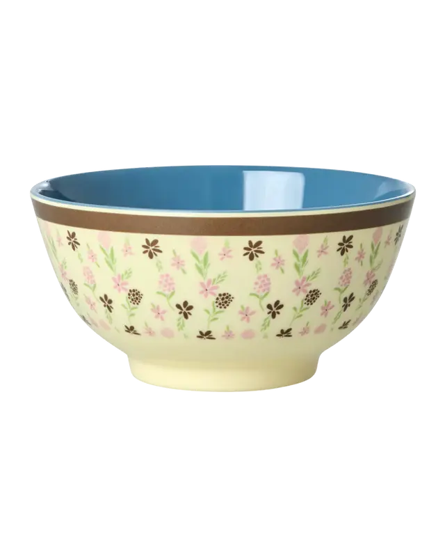 Rice - Melamine Bowl Medium - Hacienda Flower