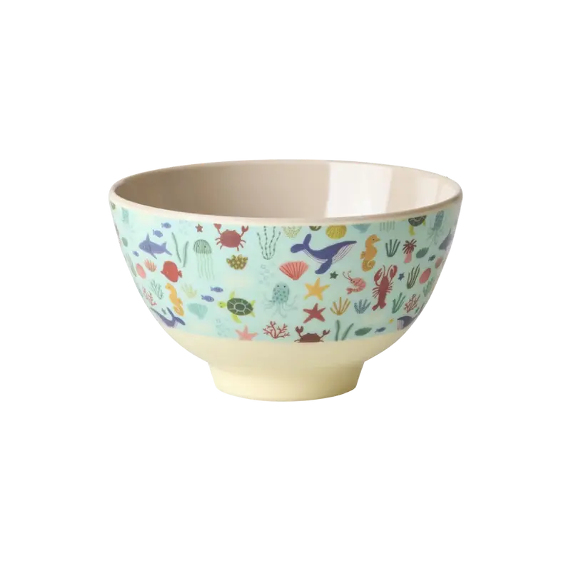 Rice - Melamine bowl small - Mint Ocean