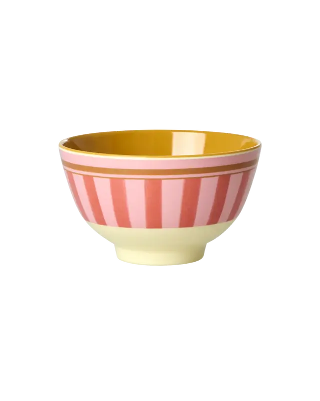 Rice - Melamine Bowl Small - Organic Stripes