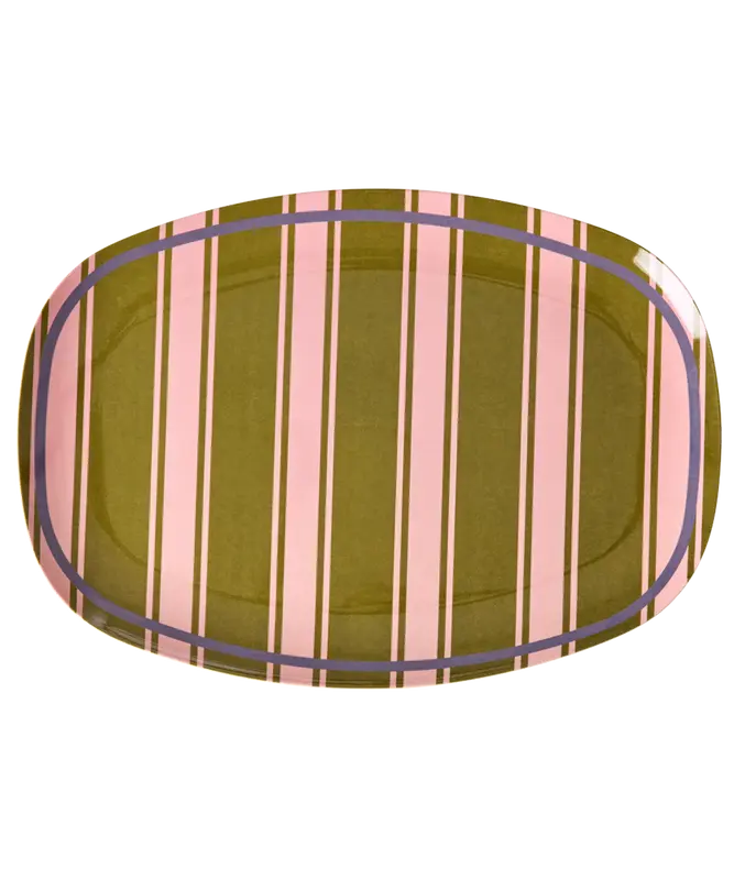 Rice - Melamine plate - Streep delight
