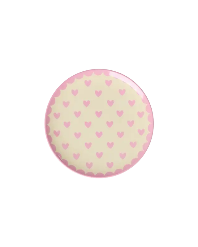 Rice - Taartbordje - Favorite Hearts roze