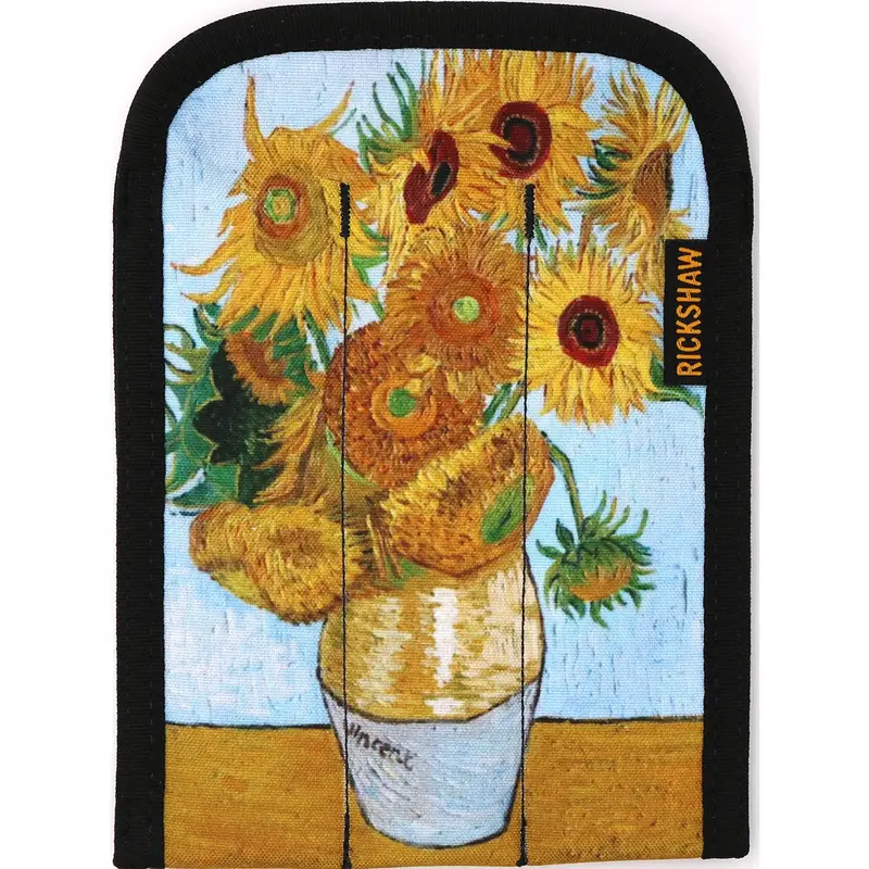Rickshaw 3 pen coozy sleeve Van Gogh, Sunflowers in Vase