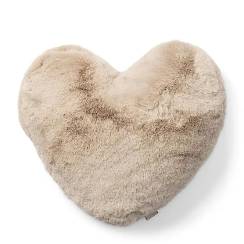 Riviera Maison - Heather Alba Heart Faux Fur Box Pillow