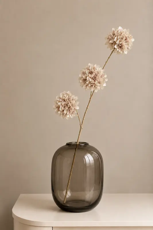 RODODENDRON | BEIGE | 85CM | 3 BOLLEN
