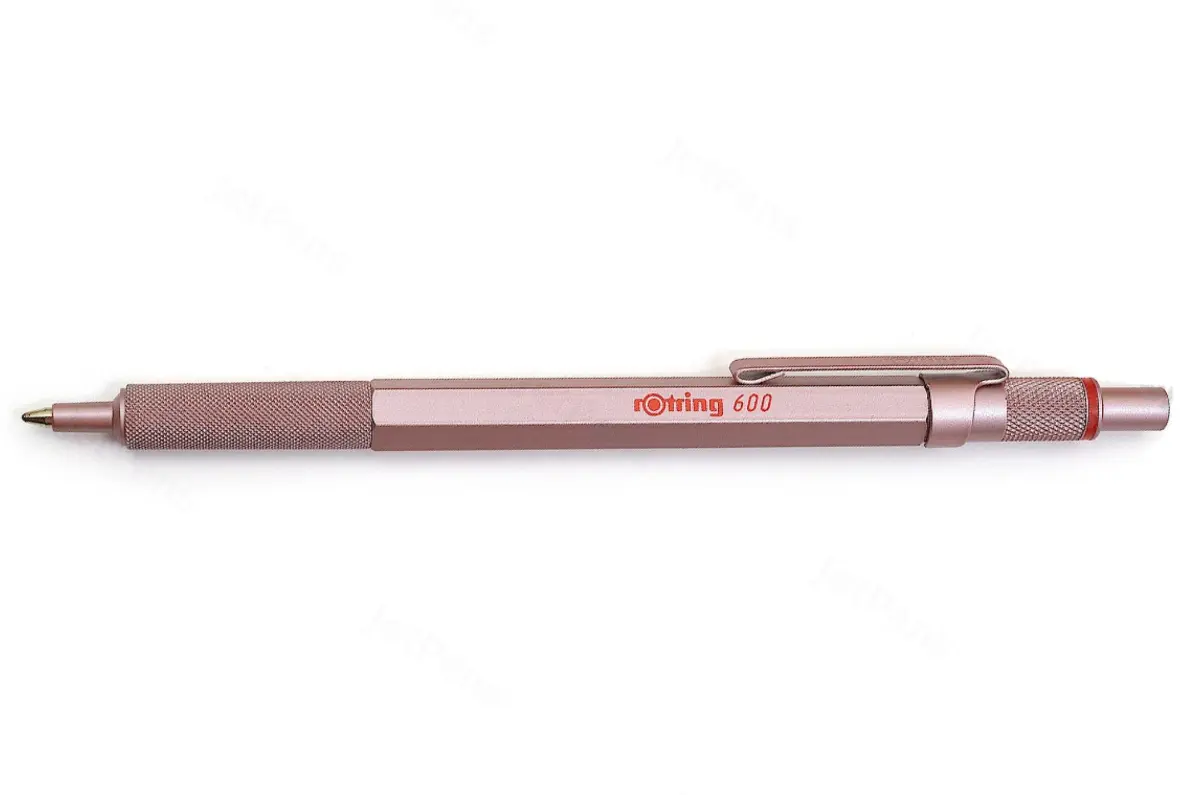 Rotring 600 Balpen Roze Goud