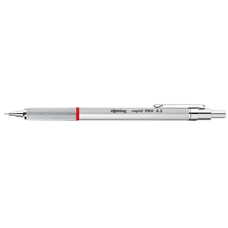 Rotring Rapid Pro zilver 0,5 mm vulpotlood