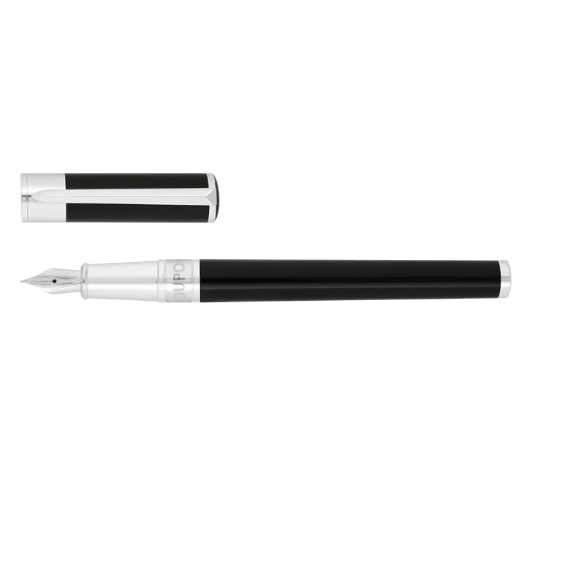 S.T. Dupont Initial zwart CT vulpen