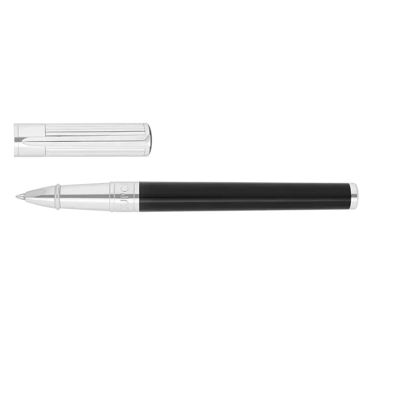 S.T. Dupont Initial zwart met chroom CT roller