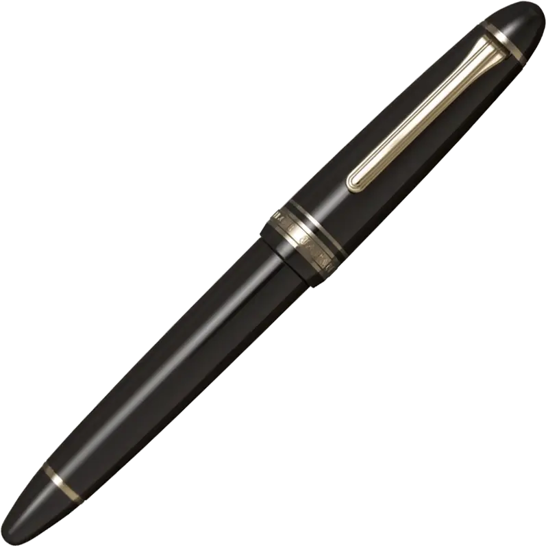 Sailor 1911 Casual L Basis muted black gold trim fountain pen