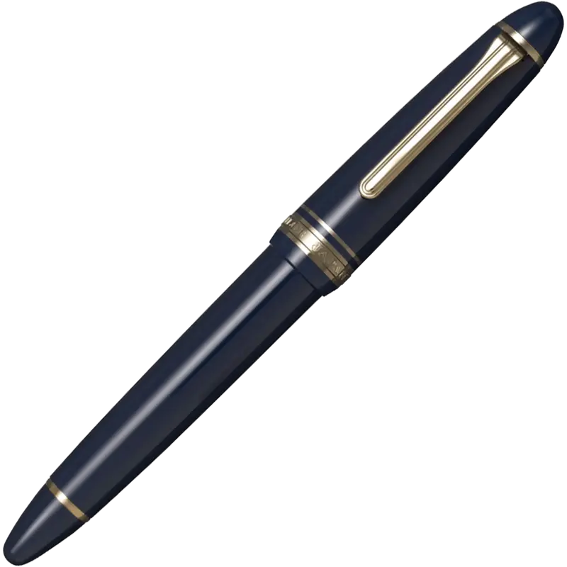 Sailor 1911 Casual L Basis muted blue gold trim fountain pen