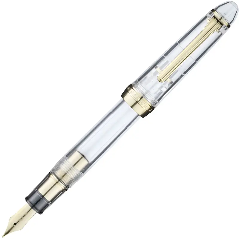 Sailor 1911 Casual L Basis transparent and gold trim fountain pen