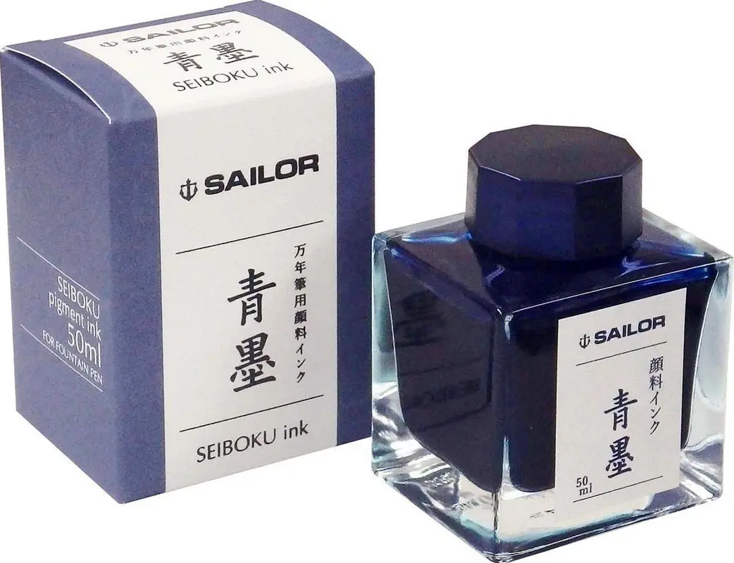 Sailor Sei-Boku pigment ink blue-black