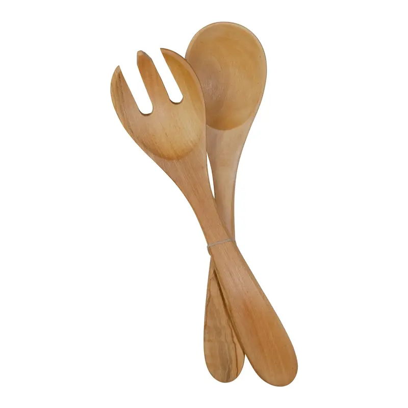 Salad Servers Olive wood 25 x 10 cm