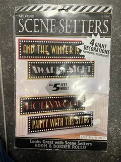 Scene setter Hollywood met 4 teksten