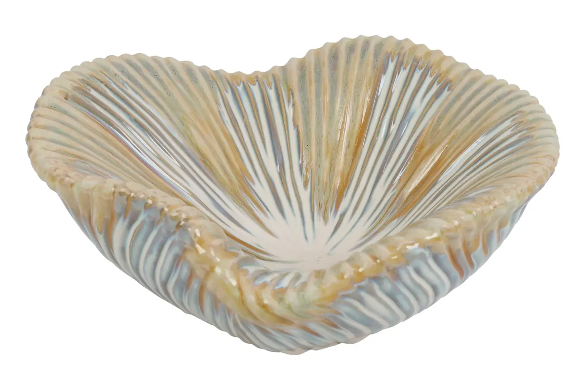 Schaal ro Galien S wit/goud