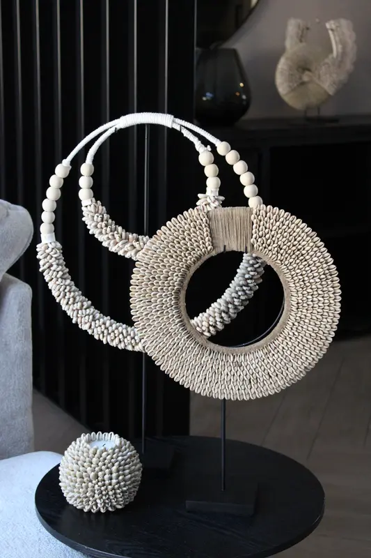 SCHELPENKETTING DUBBEL | ORNAMENT | NATUREL