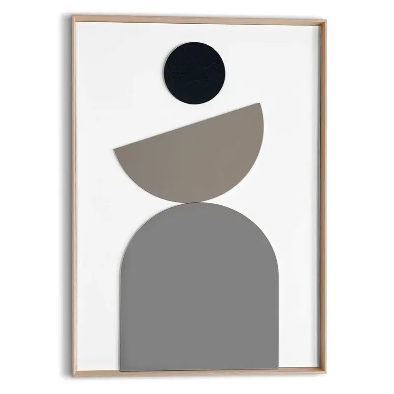 Schilderij 3D Art Abstract Balance 70x50