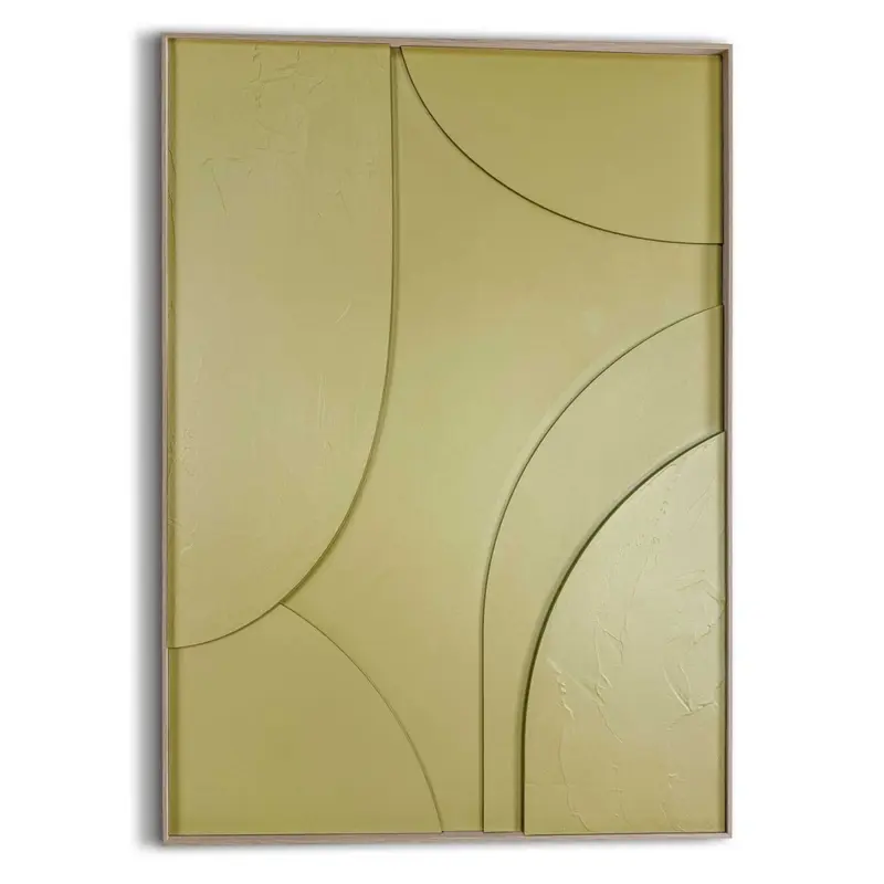 Schilderij 3D Art Terrace vintage green 70x50