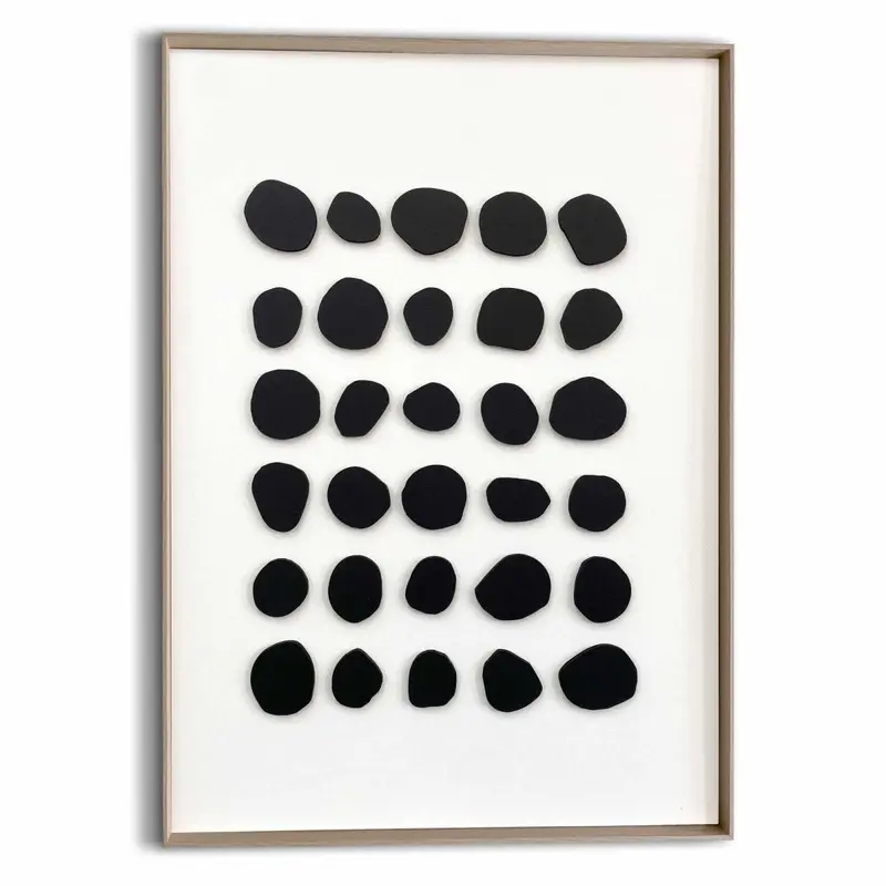 Schilderij 3D Art Zwart-wit balans 70x50