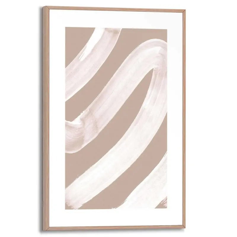 Schilderij Abstract White 30x20