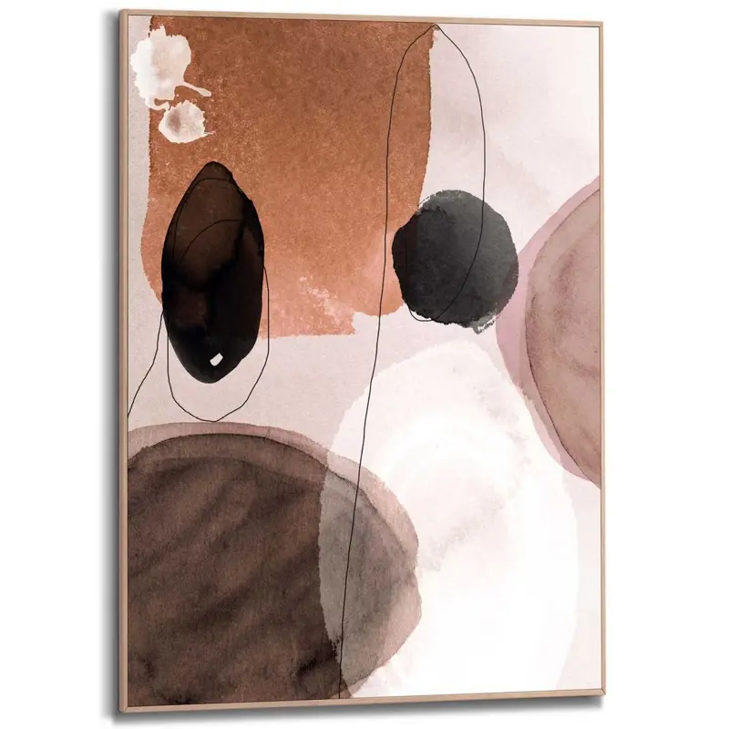 Schilderij Abstracte vormen 70x50