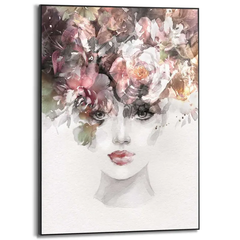 Schilderij Aquarel Beauty 70x50