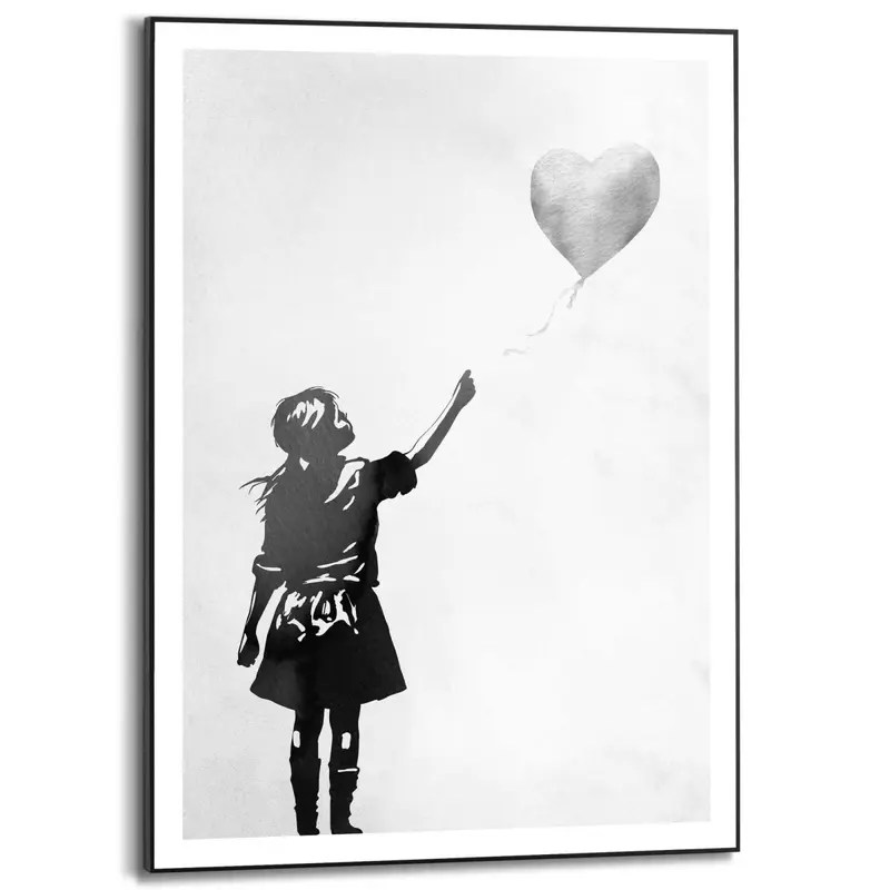 Schilderij Balloon Girl 70x50