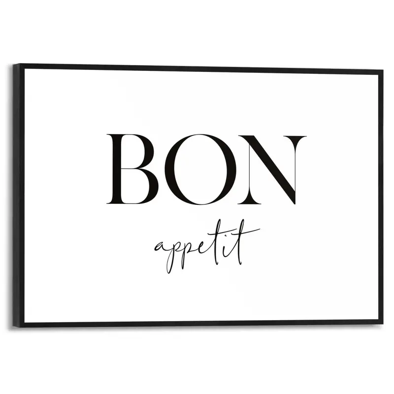 Schilderij Bon Appetit 20x30