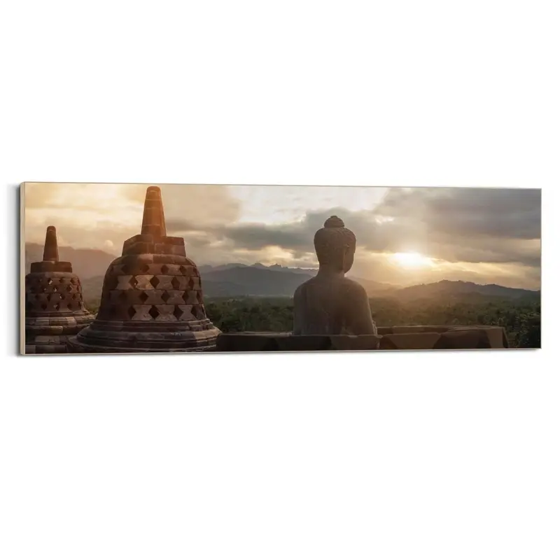 Schilderij Borobudur 156x52
