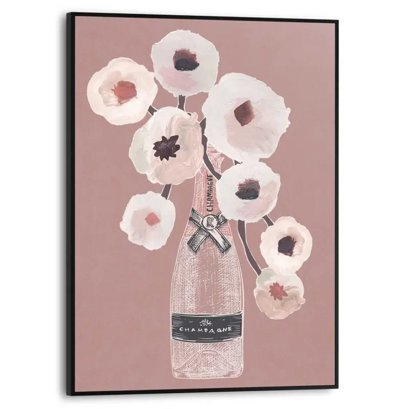 Schilderij Champagne 40x30