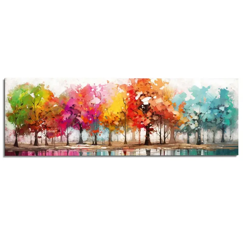 Schilderij Colour Forest 52x156