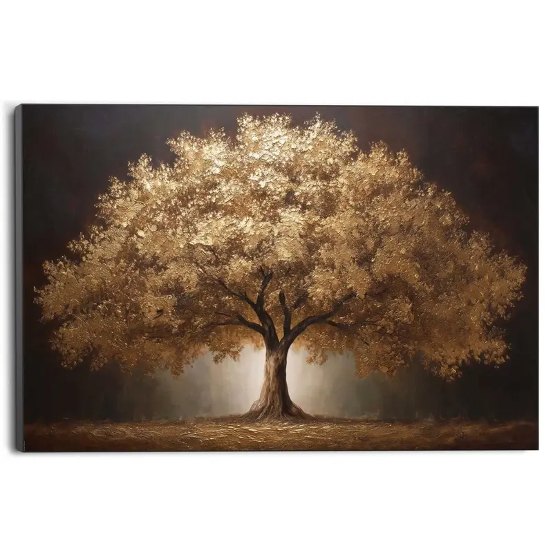 Schilderij De Gouden Boom 100x140