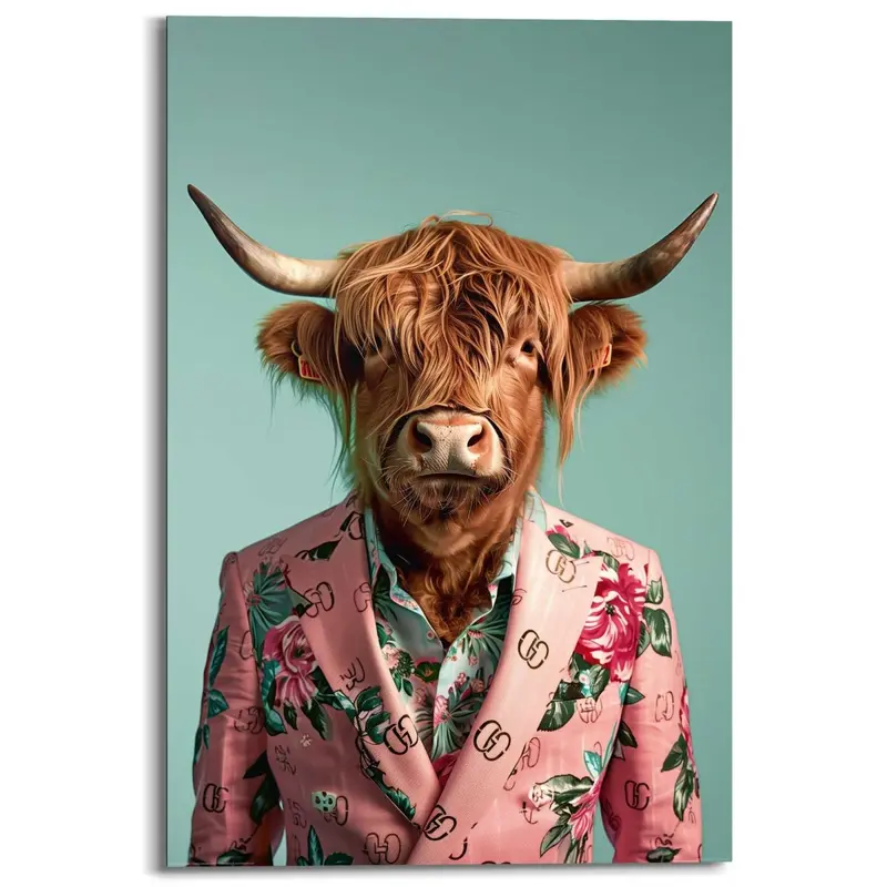 Schilderij Dressed Highlander 90x60