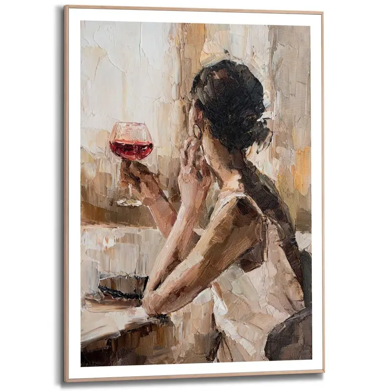 Schilderij Evening Wine 70x50