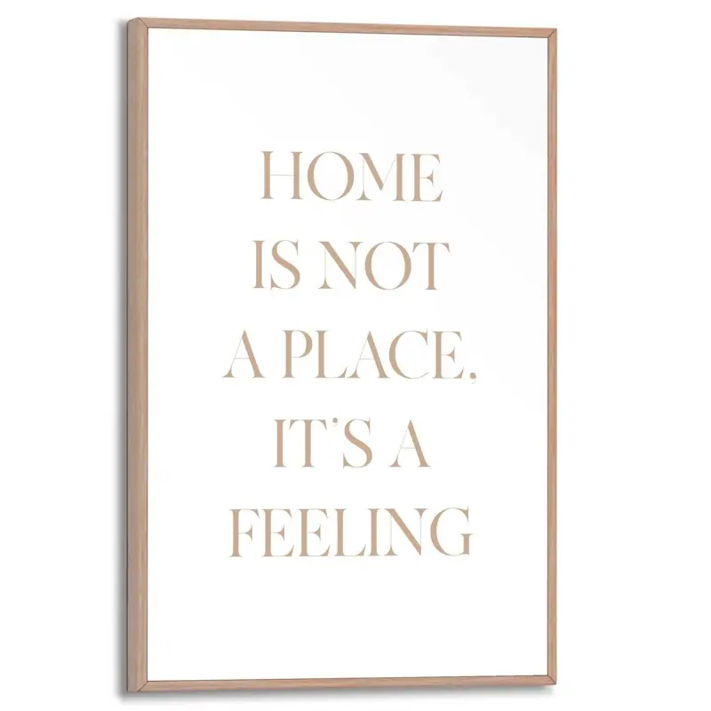Schilderij Feeling Home 30x20
