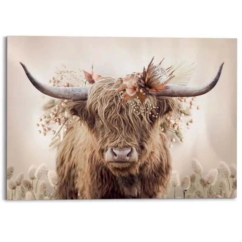 Schilderij Floral Highlander 100x140