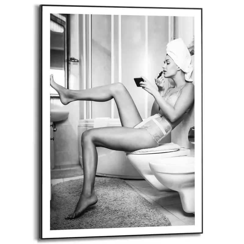 Schilderij Getting Dressed 70x50