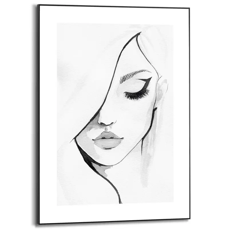 Schilderij Gezicht 70x50