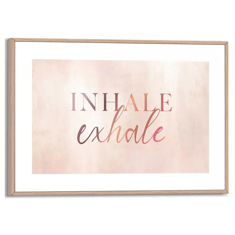 Schilderij Inhale Exhale 20x30