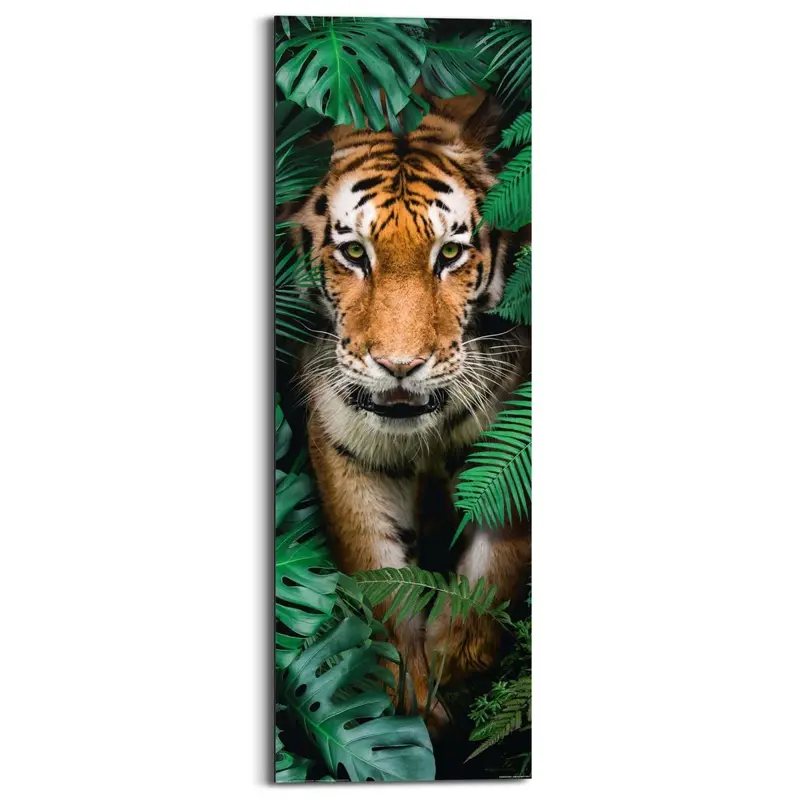 Schilderij Jungle tijger 90x30