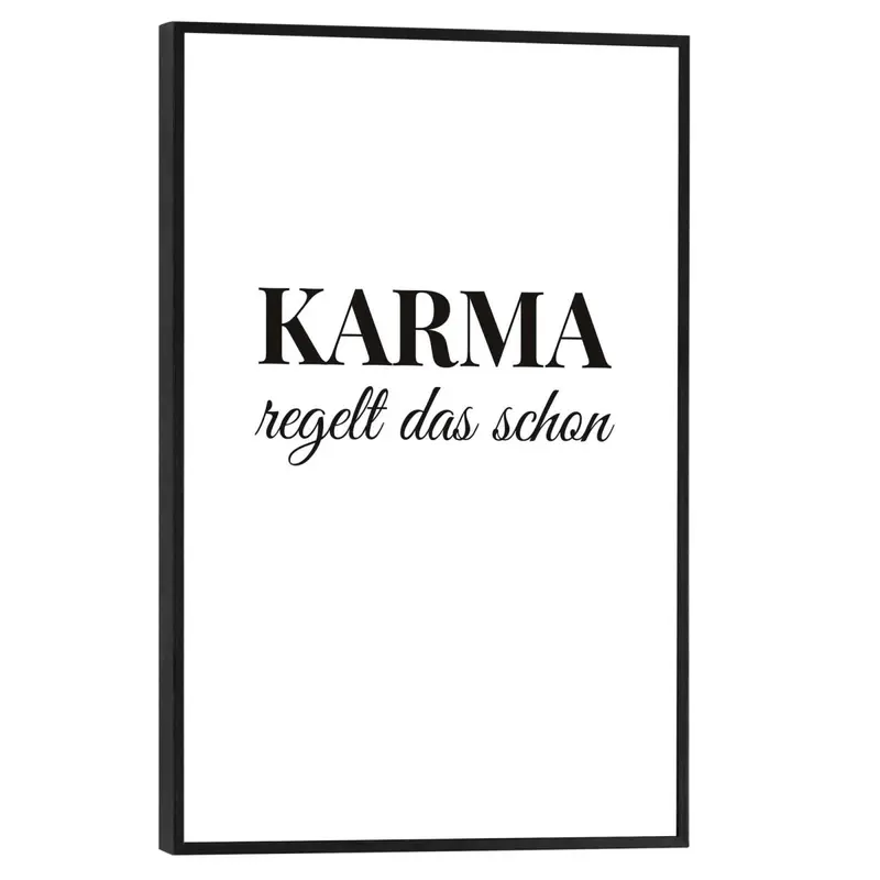 Schilderij Karma 30x20