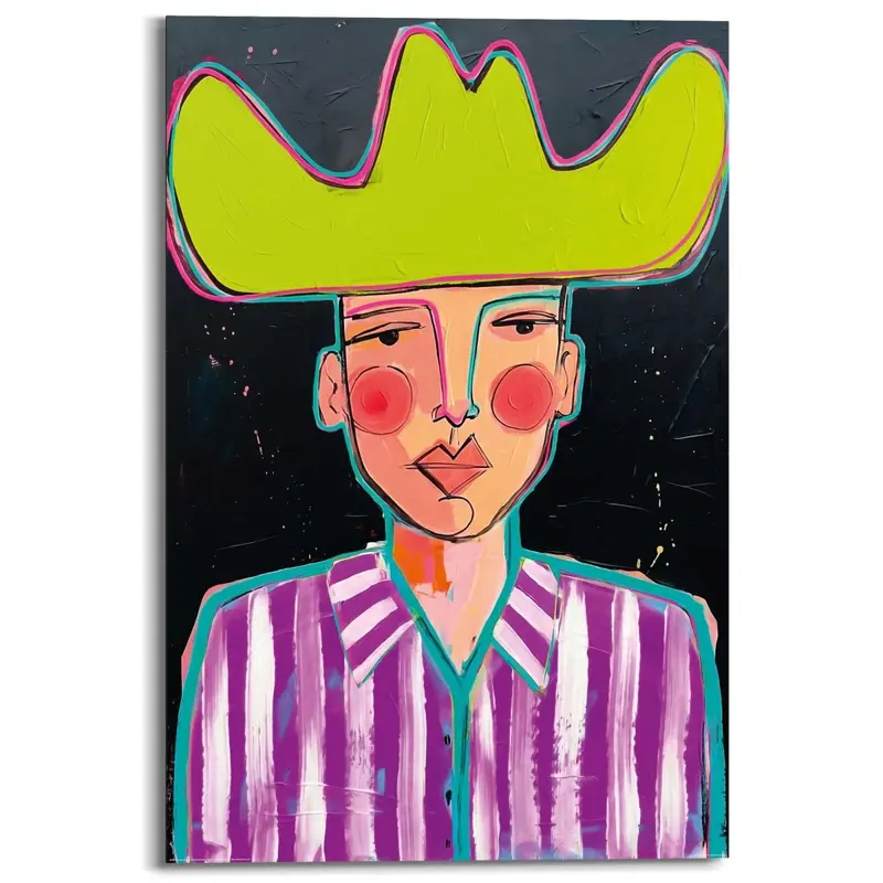 Schilderij Kleur en Karakter 90x60