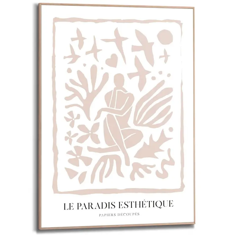 Schilderij Le Paradis Esthétique 70x50